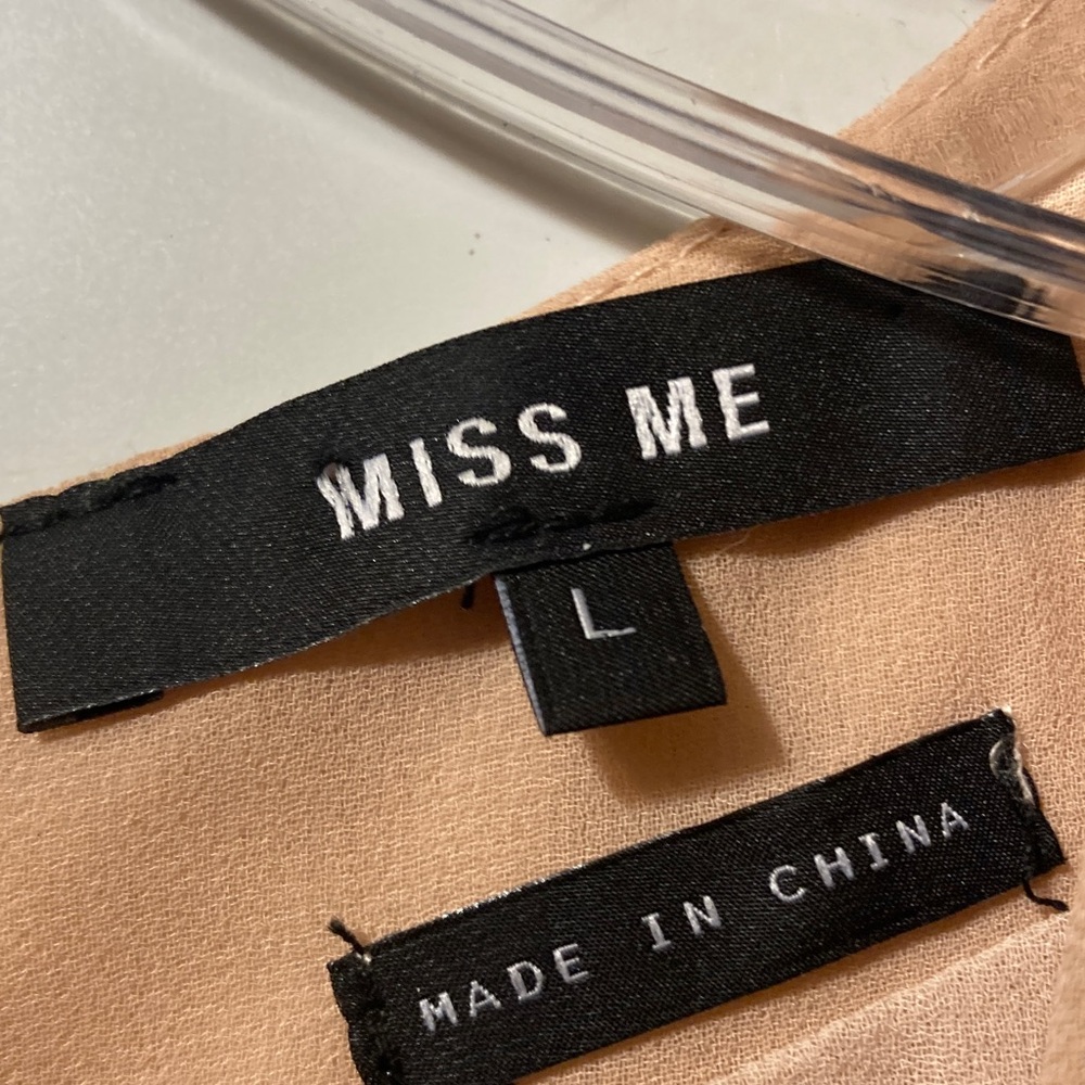 Miss Me Blouse with Black Embroidery L - Picture 3 of 4